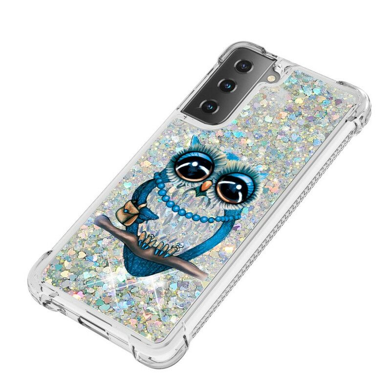 θηκη κινητου Samsung Galaxy S21 5G Miss Owl Sequins