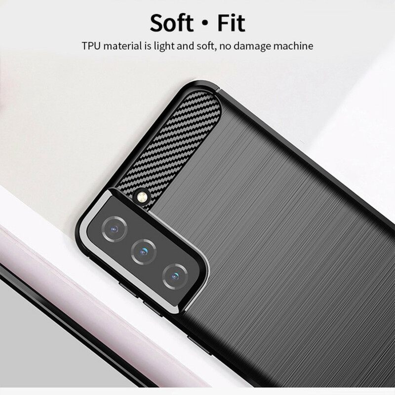 θηκη κινητου Samsung Galaxy S21 5G Mofi Brushed Carbon Fiber