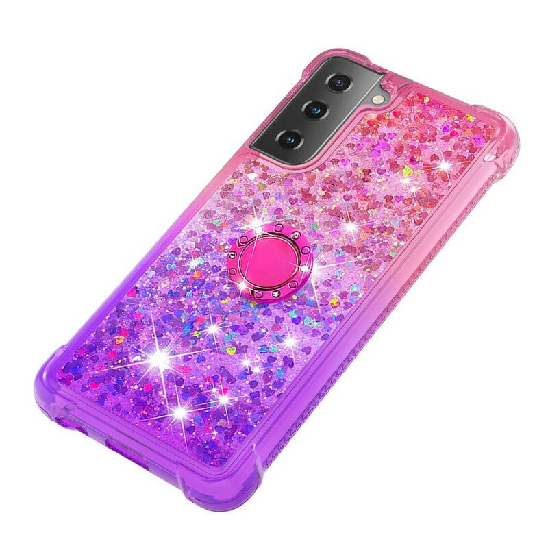 Θήκη Samsung Galaxy S21 5G Glitter Ring-bracket