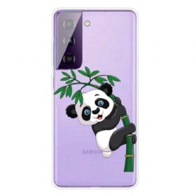 Θήκη Samsung Galaxy S21 5G Panda Στο Μπαμπού