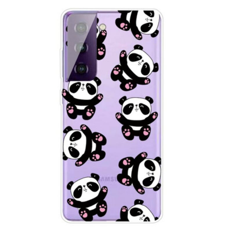 Θήκη Samsung Galaxy S21 5G Top Pandas Fun