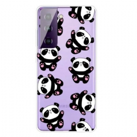 Θήκη Samsung Galaxy S21 5G Top Pandas Fun