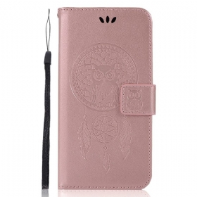 Κάλυμμα Poco M4 Pro 5G Δερμάτινο Εφέ Dreamcatcher Owl