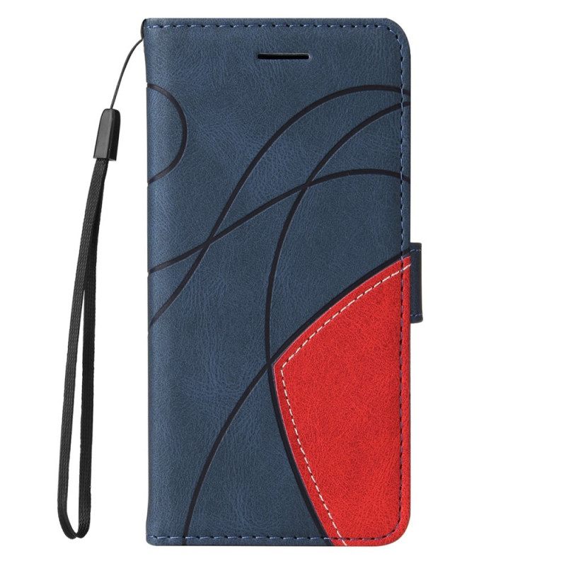 Κάλυμμα Poco M4 Pro 5G Δίχρωμο Signature Faux Leather