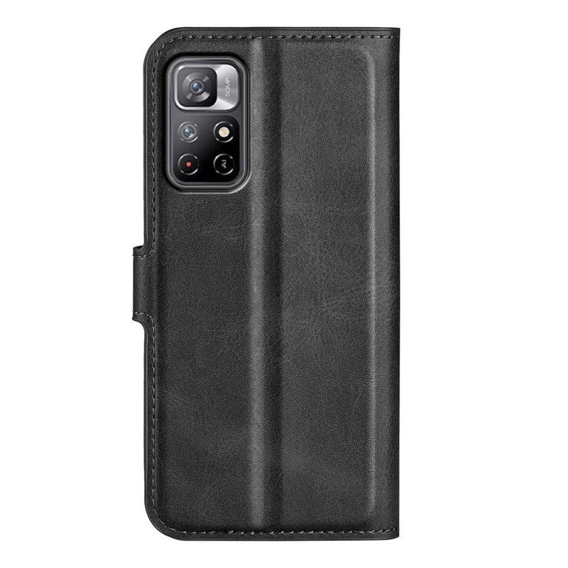 Κάλυμμα Poco M4 Pro 5G Faux Leather Design Plus