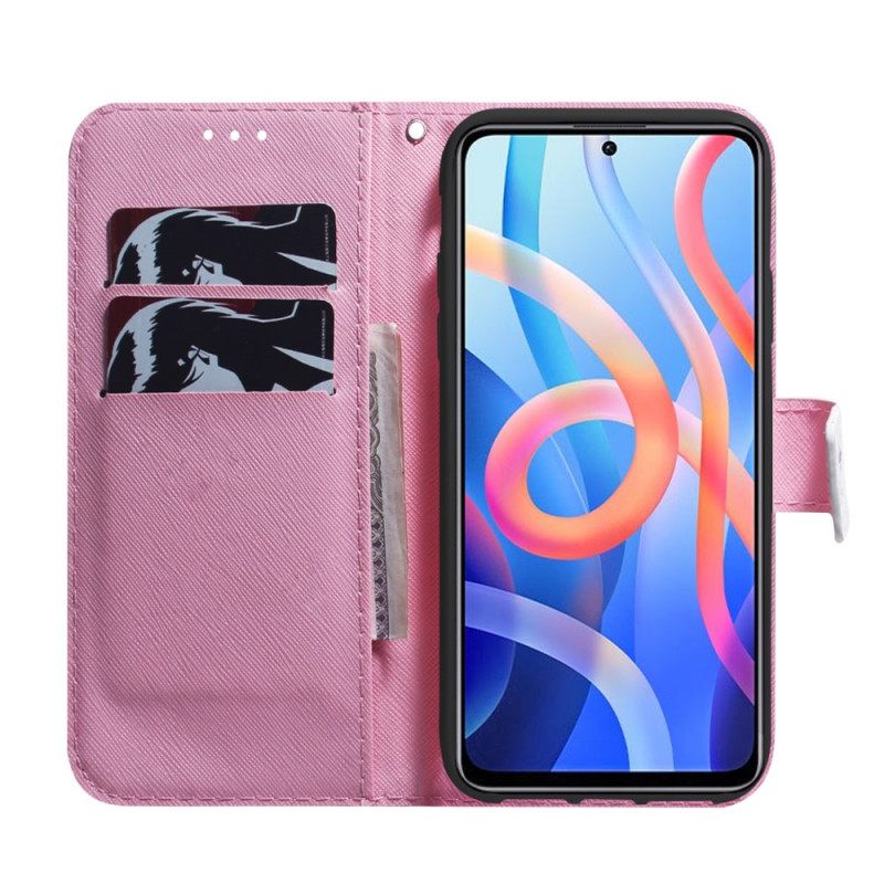 Κάλυμμα Poco M4 Pro 5G Flower Dusty Pink