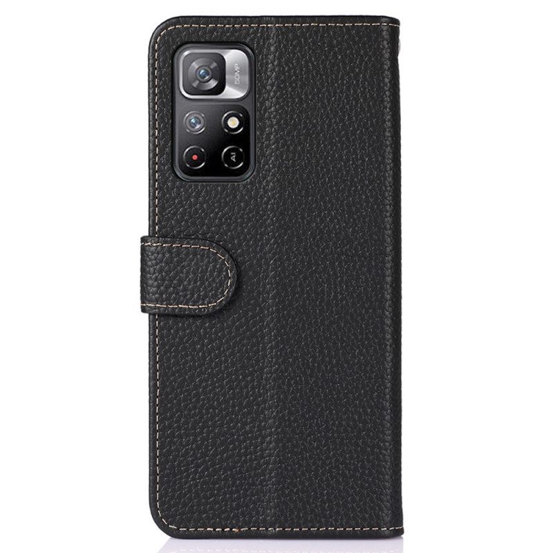 Κάλυμμα Poco M4 Pro 5G Khazneh Lychee Leather