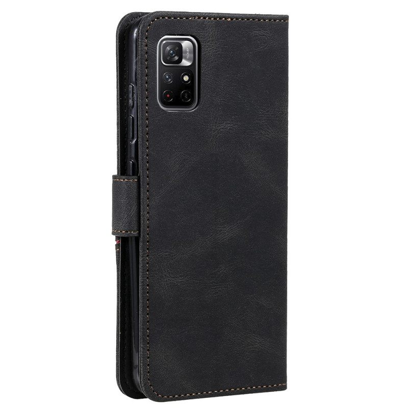 Κάλυμμα Poco M4 Pro 5G Skin-touch Split Leather