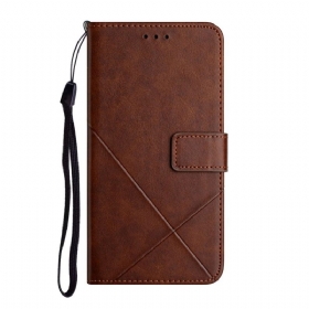 Κάλυμμα Poco M4 Pro 5G X Design Geo Leather Style