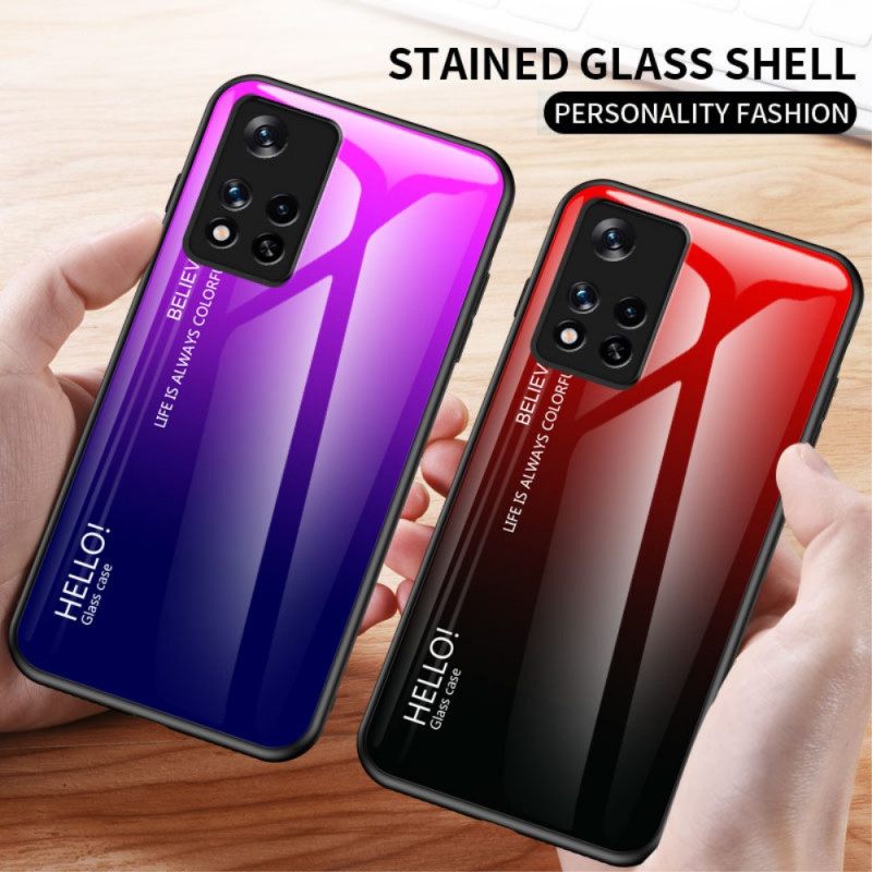 θηκη κινητου Poco M4 Pro 5G Tempered Glass Γεια Σας