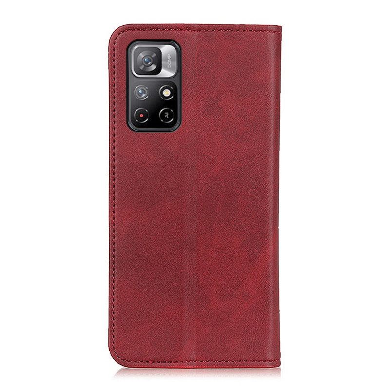 θηκη κινητου Poco M4 Pro 5G Θήκη Flip Split Leather