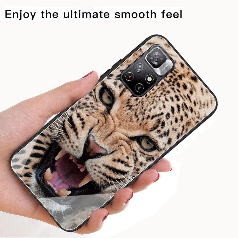 Θήκη Poco M4 Pro 5G Leopard Tempered Glass