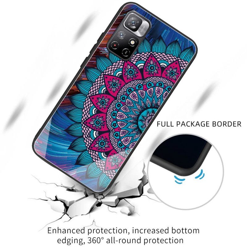 Θήκη Poco M4 Pro 5G Mandala Tempered Glass