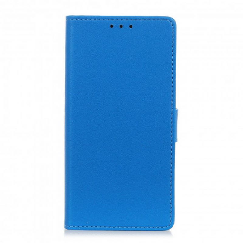 Θήκη Flip Samsung Galaxy A52 4G / A52 5G / A52s 5G Βασικό Χρώμα Faux Leather