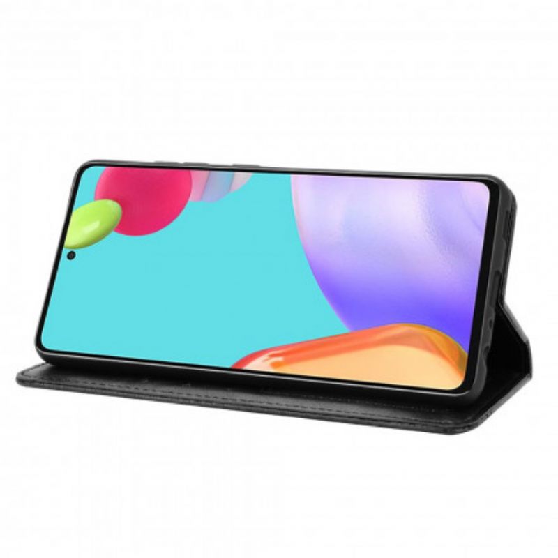 θηκη κινητου Samsung Galaxy A52 4G / A52 5G / A52s 5G Θήκη Flip Στυλιζαρισμένο Vintage Δερμάτινο Εφέ