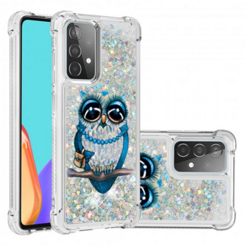 Θήκη Samsung Galaxy A52 4G / A52 5G / A52s 5G Miss Owl Sequins