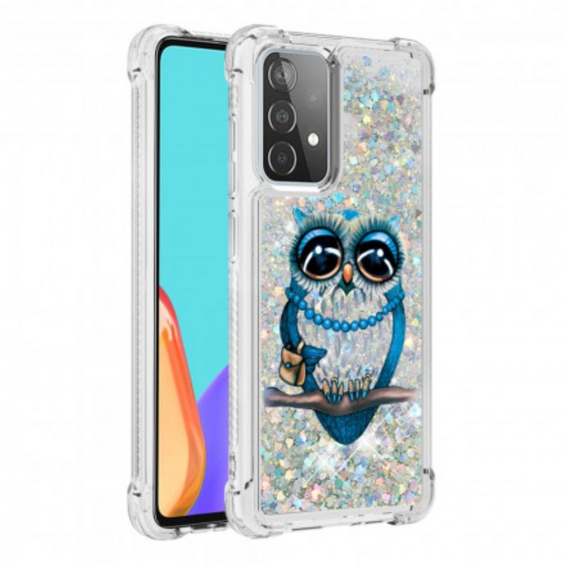 Θήκη Samsung Galaxy A52 4G / A52 5G / A52s 5G Miss Owl Sequins