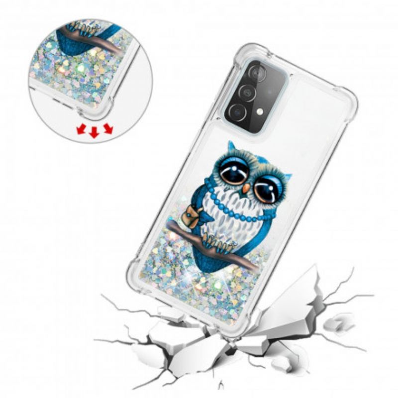 Θήκη Samsung Galaxy A52 4G / A52 5G / A52s 5G Miss Owl Sequins