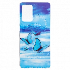 Θήκη Samsung Galaxy A52 4G / A52 5G / A52s 5G Σειρά Fluorescent Butterflies