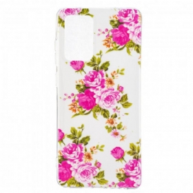 Θήκη Samsung Galaxy A52 4G / A52 5G / A52s 5G Σειρά Fluorescent Floral