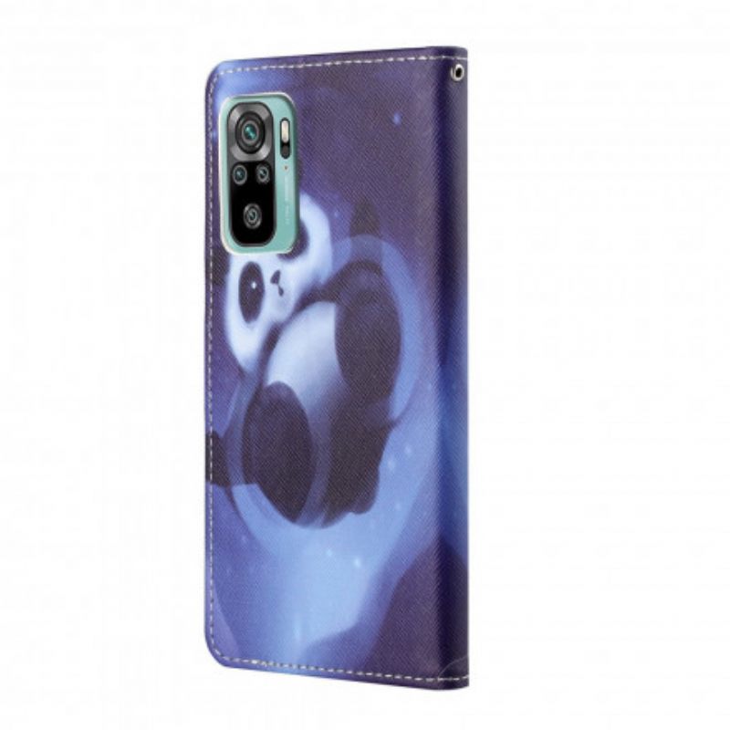 Κάλυμμα Xiaomi Redmi 10 με κορδονι Panda Space Με Κορδόνι