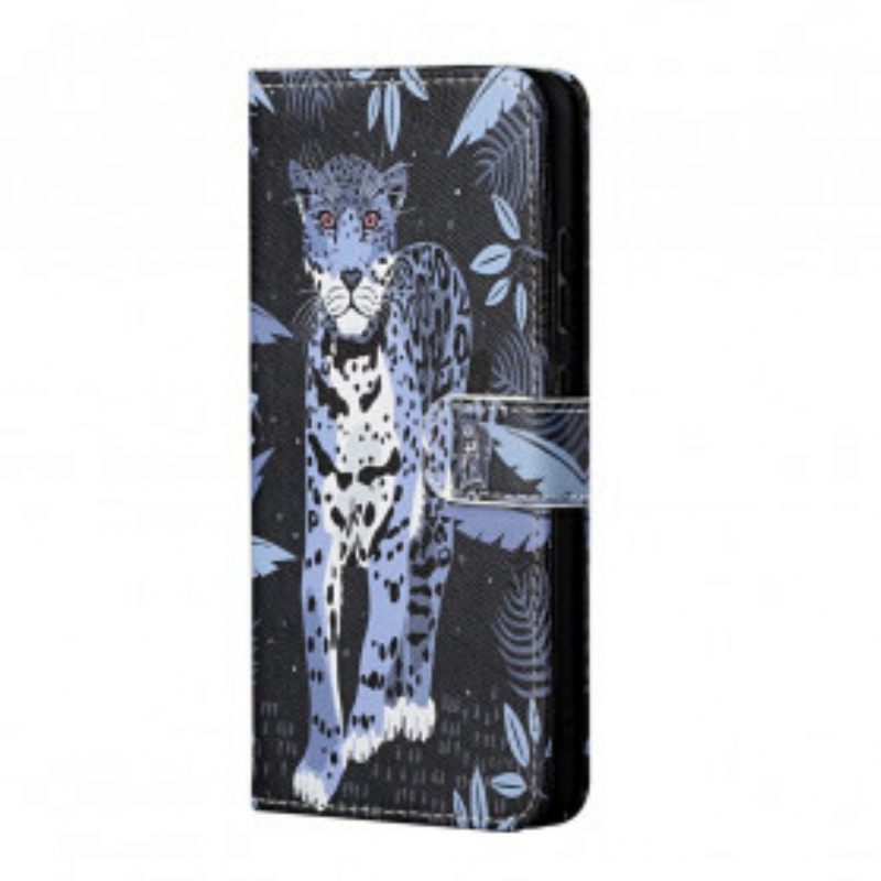 Κάλυμμα Xiaomi Redmi 10 με κορδονι Strappy Leopard