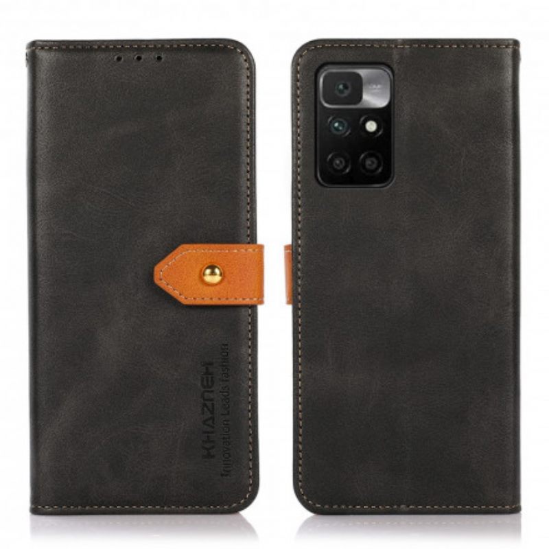 Θήκη Flip Xiaomi Redmi 10 Με Khazneh Strap