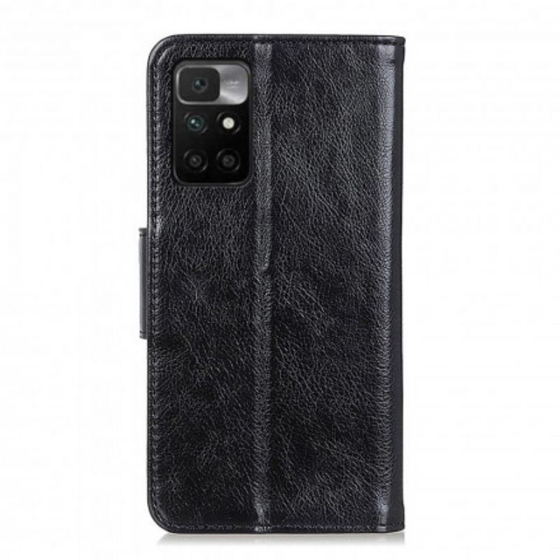 Θήκη Flip Xiaomi Redmi 10 Split Nappa Leather