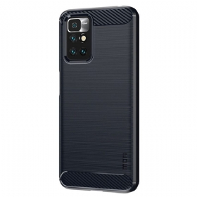 θηκη κινητου Xiaomi Redmi 10 Mofi Brushed Carbon Fiber