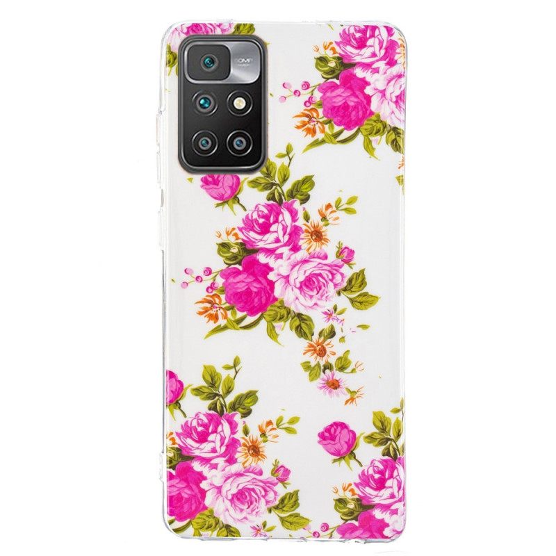 Θήκη Xiaomi Redmi 10 Fluorescent Liberty Flowers