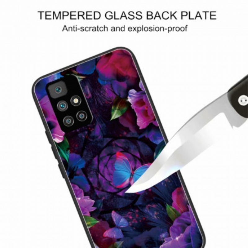 Θήκη Xiaomi Redmi 10 Πεταλούδες Παραλλαγή Tempered Glass