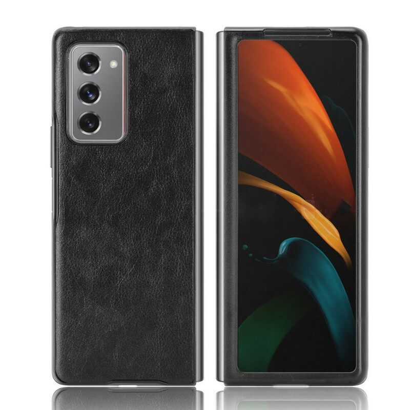 θηκη κινητου Samsung Galaxy Z Fold 2 Συνθετικό Δέρμα Lychee