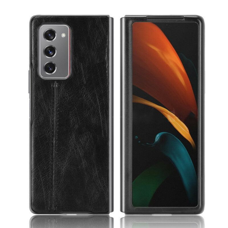 Θήκη Samsung Galaxy Z Fold 2 Couture Δερμάτινο Εφέ