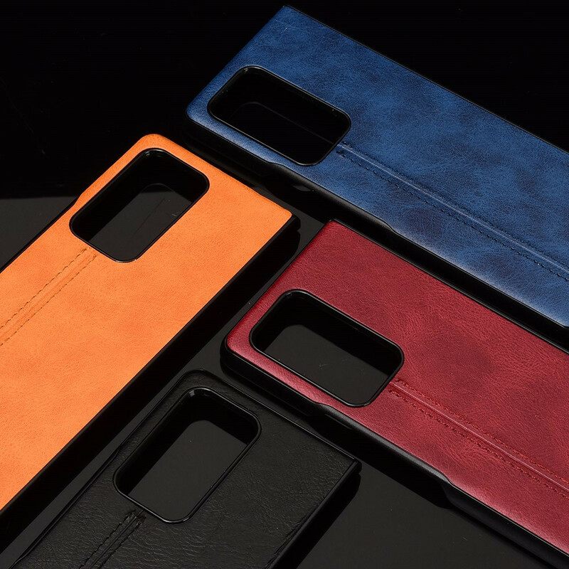 Θήκη Samsung Galaxy Z Fold 2 Couture Δερμάτινο Εφέ