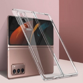 Θήκη Samsung Galaxy Z Fold 2 Διάφανες Μεταλλικές Άκρες Gkk