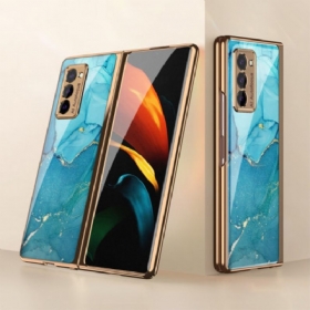 Θήκη Samsung Galaxy Z Fold 2 Gkk Marble Tempered Glass
