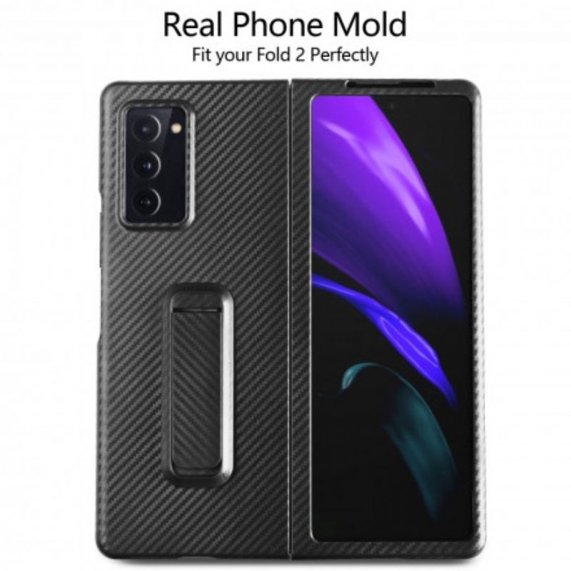 Θήκη Samsung Galaxy Z Fold 2 Με Υφή Με Υποστήριξη Hands-free