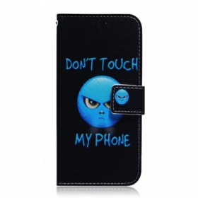 Κάλυμμα Samsung Galaxy M52 5G Μην Αγγίζετε Το Τηλέφωνό Μου Μπλε