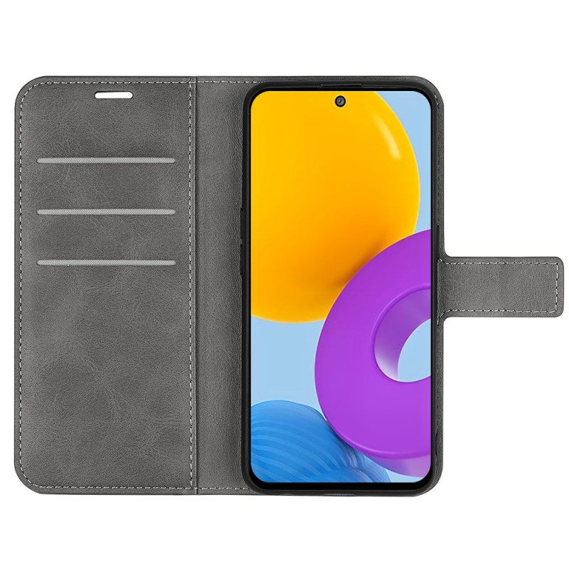 θηκη κινητου Samsung Galaxy M52 5G Θήκη Flip Κομψό Δέρμα