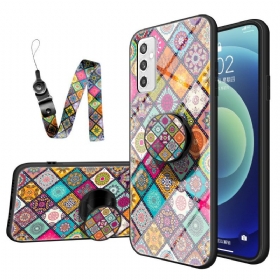 Θήκη Samsung Galaxy M52 5G με κορδονι Oriental Strap Tapestry