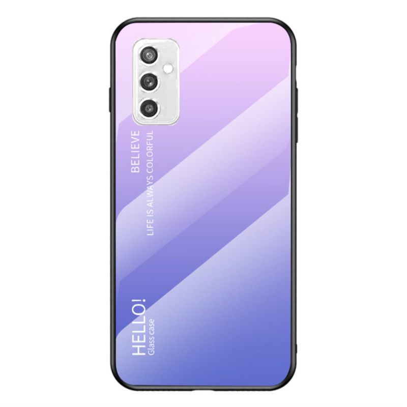 Θήκη Samsung Galaxy M52 5G Tempered Glass Γεια Σας