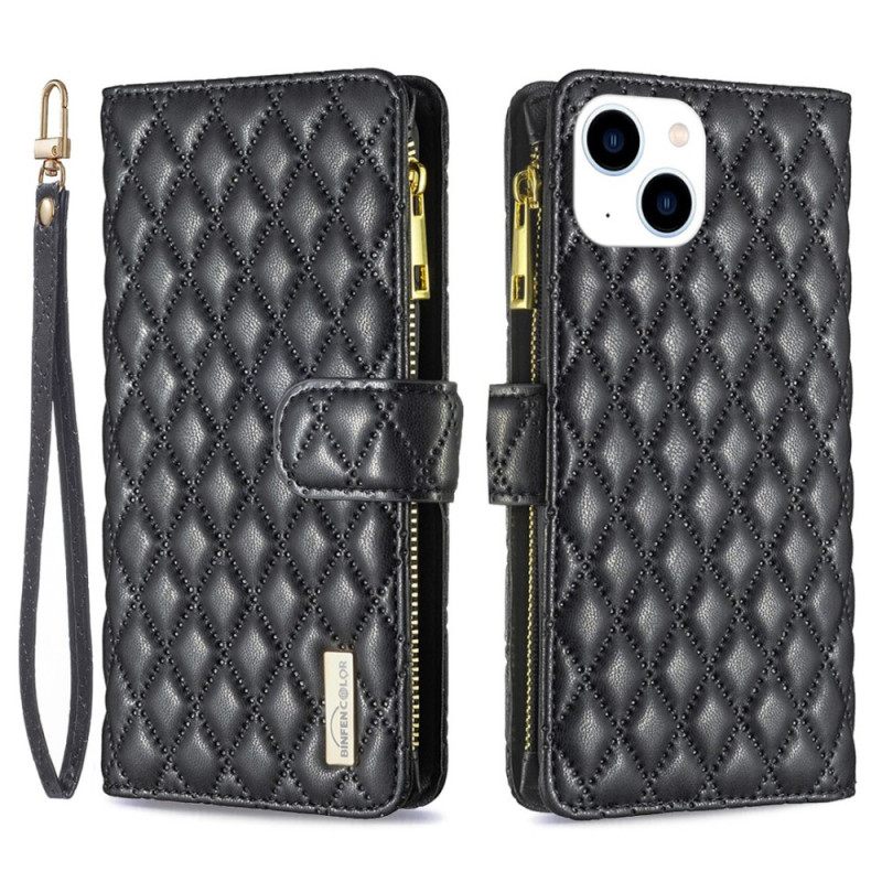 Κάλυμμα iPhone 14 Binfen Color Style Quilted