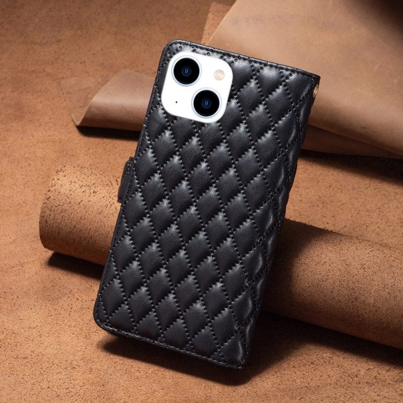 Κάλυμμα iPhone 14 Binfen Color Style Quilted