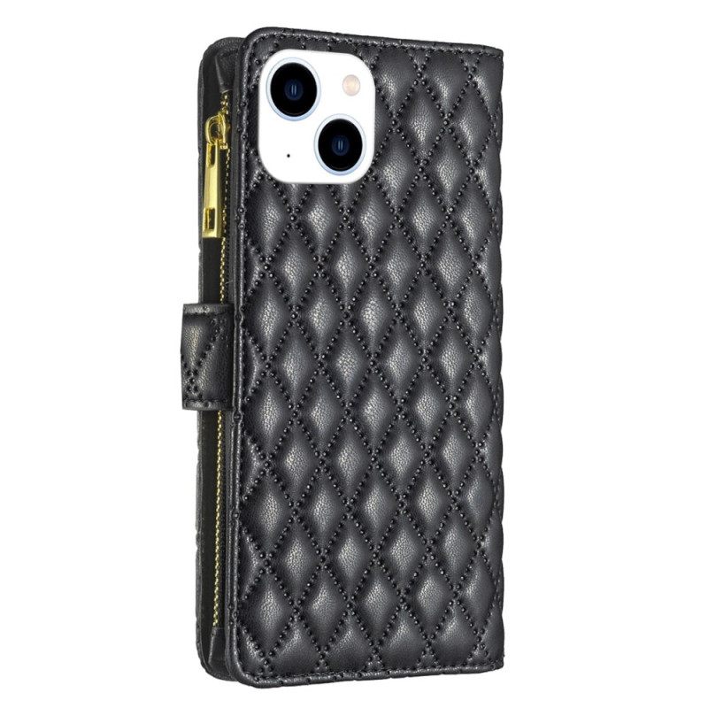 Κάλυμμα iPhone 14 Binfen Color Style Quilted