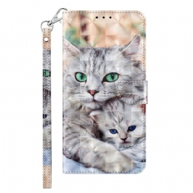 Κάλυμμα iPhone 14 με κορδονι Μόνο Thong Cats