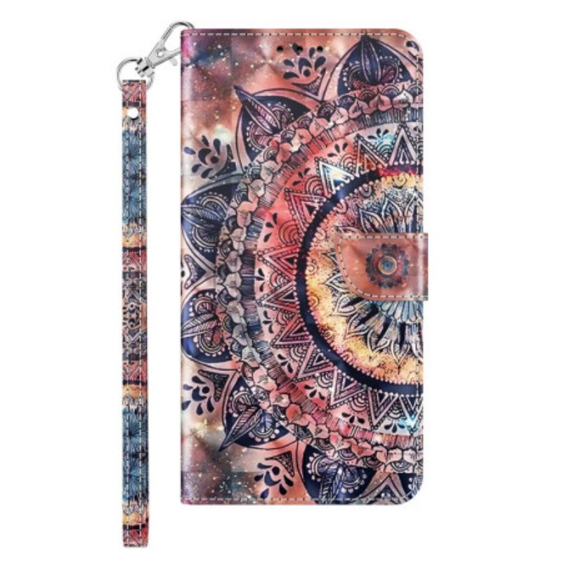 Κάλυμμα iPhone 14 με κορδονι Pro Colorful Strappy Mandala