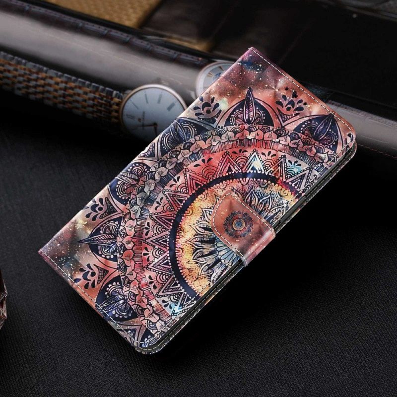 Κάλυμμα iPhone 14 με κορδονι Pro Colorful Strappy Mandala