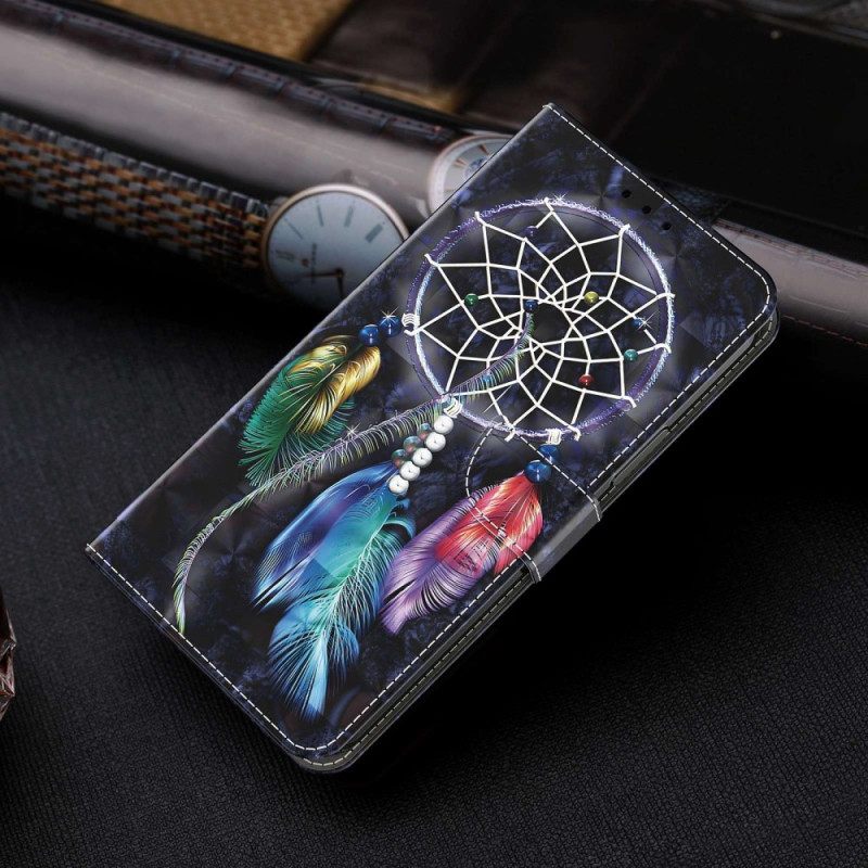 Κάλυμμα iPhone 14 με κορδονι Strap Dream Catcher