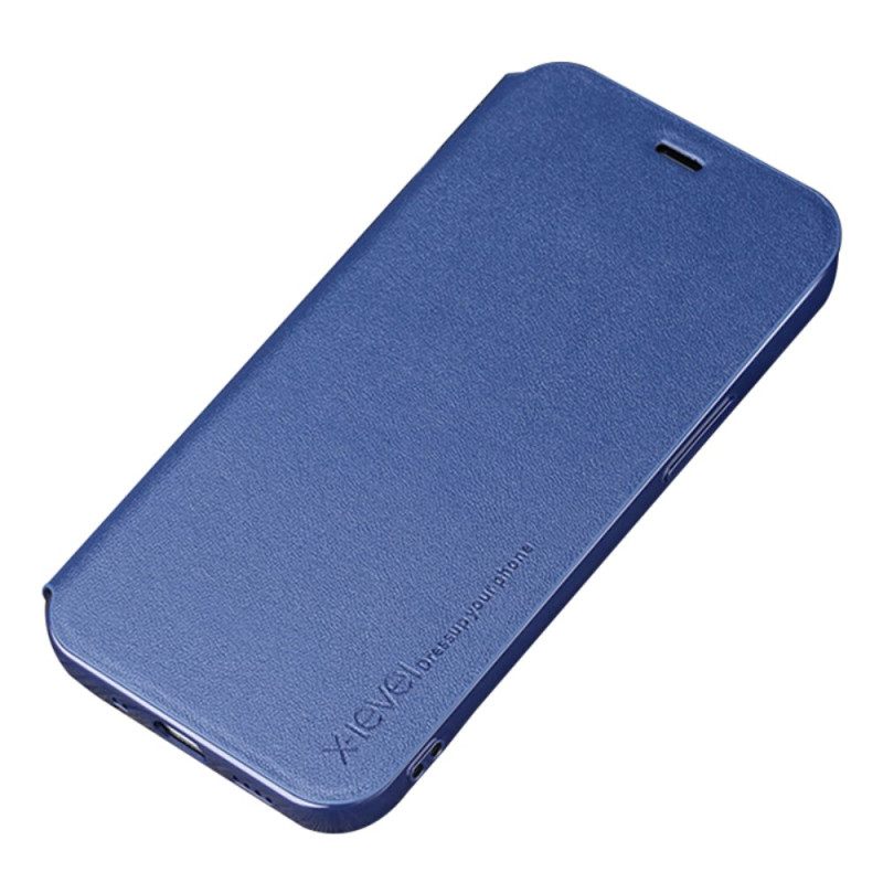 θηκη κινητου iPhone 14 Θήκη Flip Faux Leather X-level