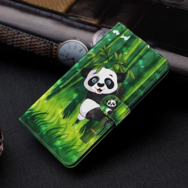 Κάλυμμα Samsung Galaxy A32 5G Light Spot Panda Και Bamboo